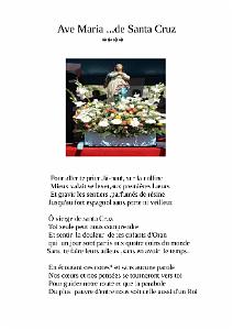 AVE MARIA DE SANTA CRUZ D ORAN
